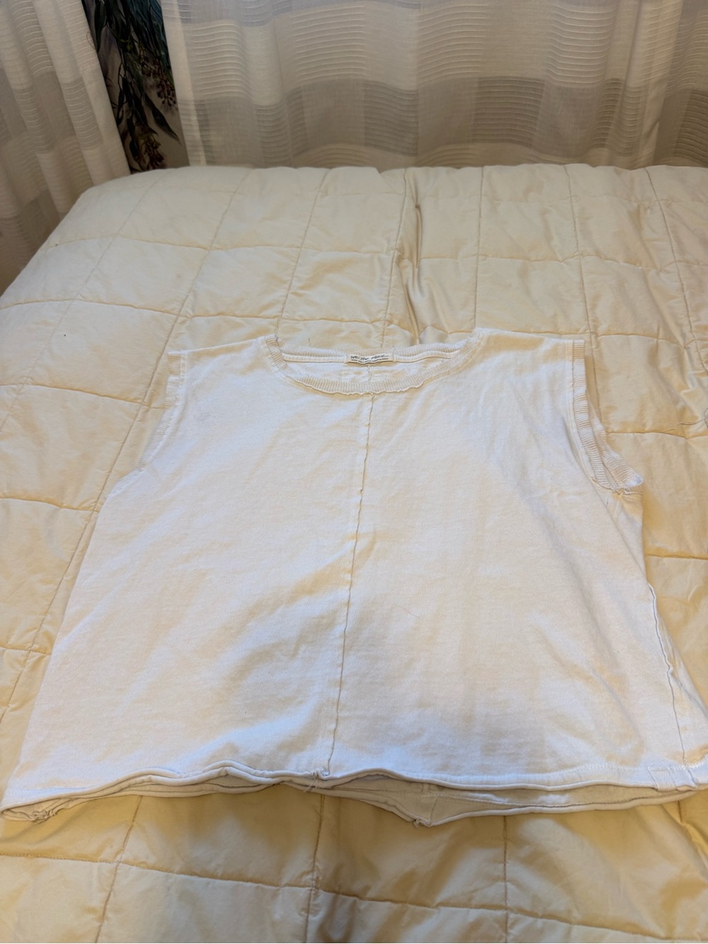 We The Free White Sleeveless Top